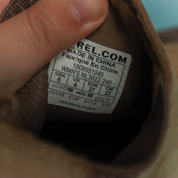 Sorel Womens Joan of Arctic Waterproof Leather Wedge Boot Velvet Tan Gum Size 6 - Picture 7 of 7